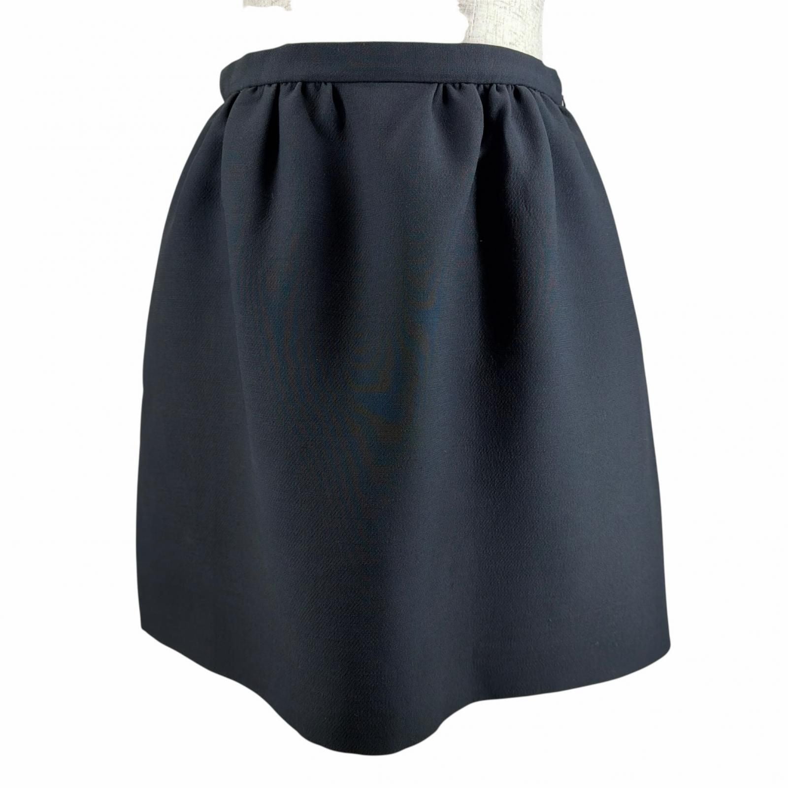 Dior Lining Silk 100% Mini Skirt Black 40