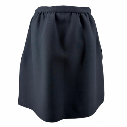 Dior Lining Silk 100% Mini Skirt Black 40 — view 3