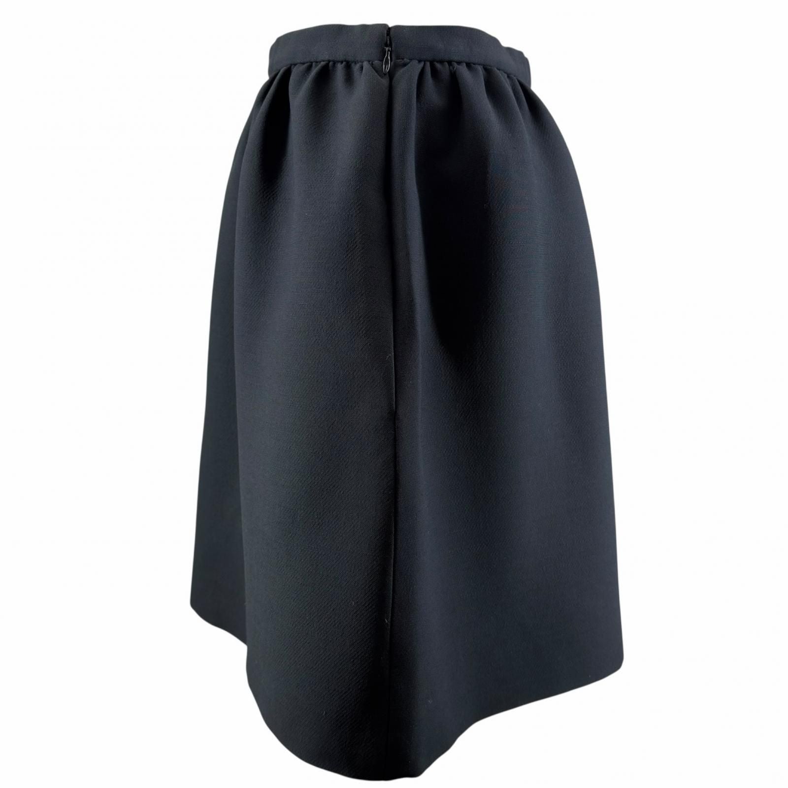 Dior Lining Silk 100% Mini Skirt Black 40 — view 2