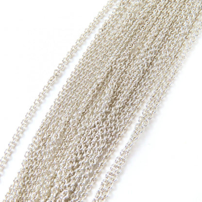 Tiffany & Co Open Heart Toggle Chain 925 10 Row Necklace Choker Silver — view 8