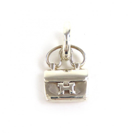 Hermes Amulet Constance Bag Motif Pendant Top Silver Recommended