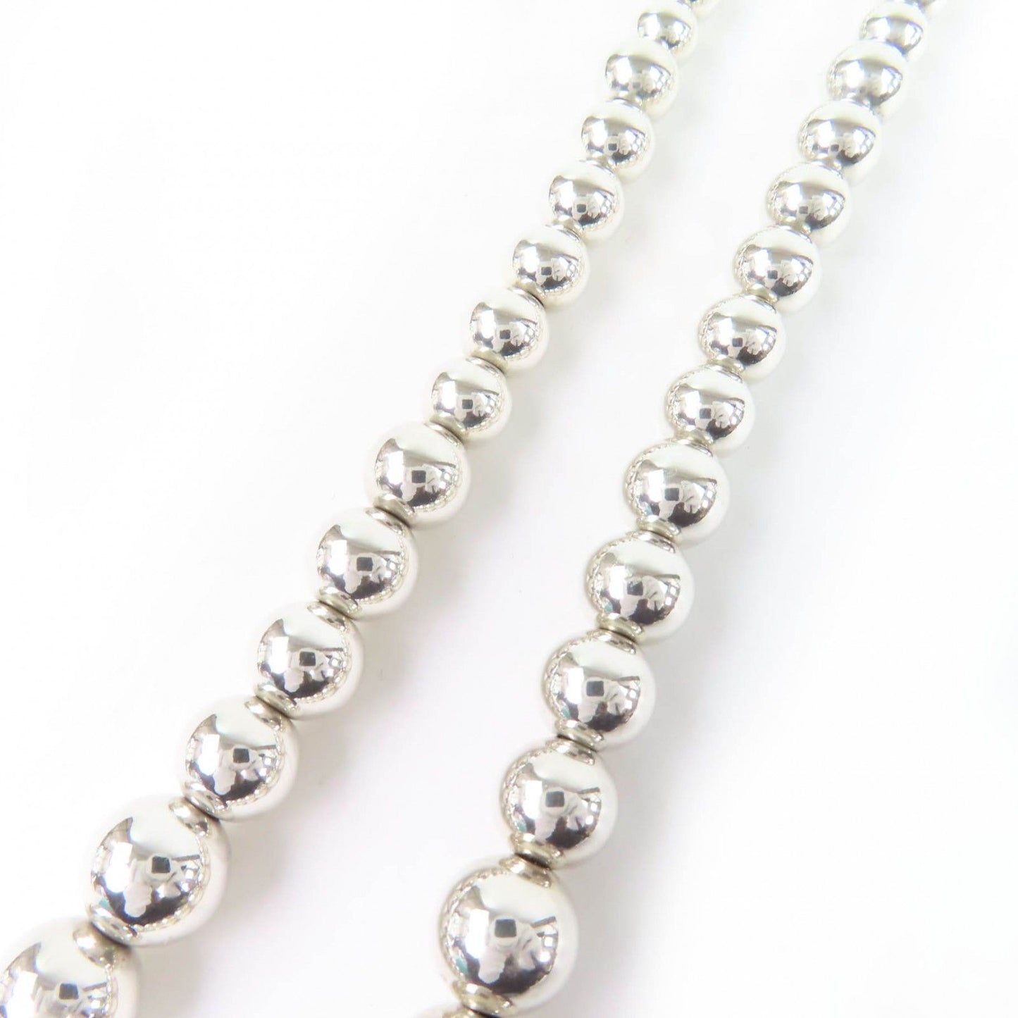 Tiffany & Co Graduated Ball Necklace 925 Silver — view 4