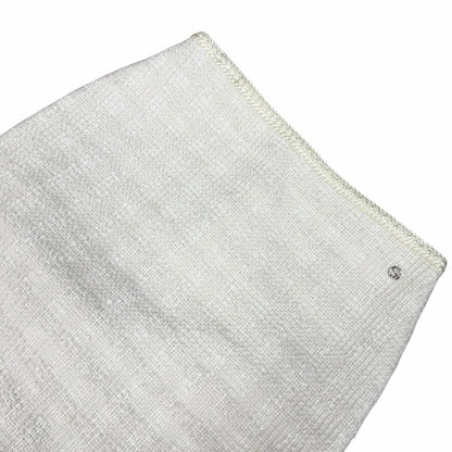 Gucci Wool Silk Blend Interlocking Tight Skirt White 40 — view 5