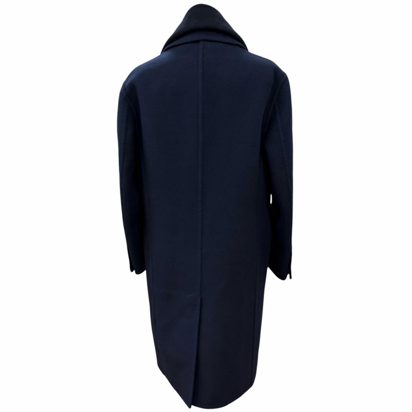 Louis Vuitton Monogram Giant Hooded Scarf Wool Chesterfield Coat — view 4