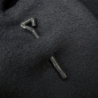 Louis Vuitton Monogram Giant Hooded Scarf Wool Chesterfield Coat — view 7
