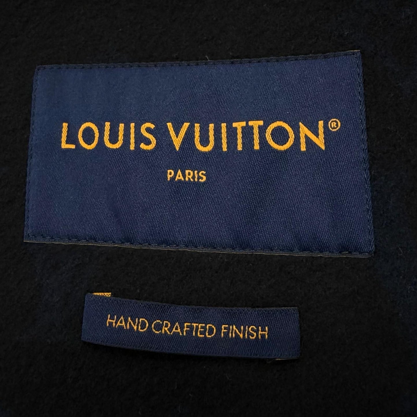 Louis Vuitton Monogram Giant Hooded Scarf Wool Chesterfield Coat — view 9