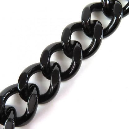 Dior CD Icon Chain Link Bracelet Black Recommended — view 3