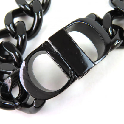 Dior CD Icon Chain Link Bracelet Black Recommended — view 4