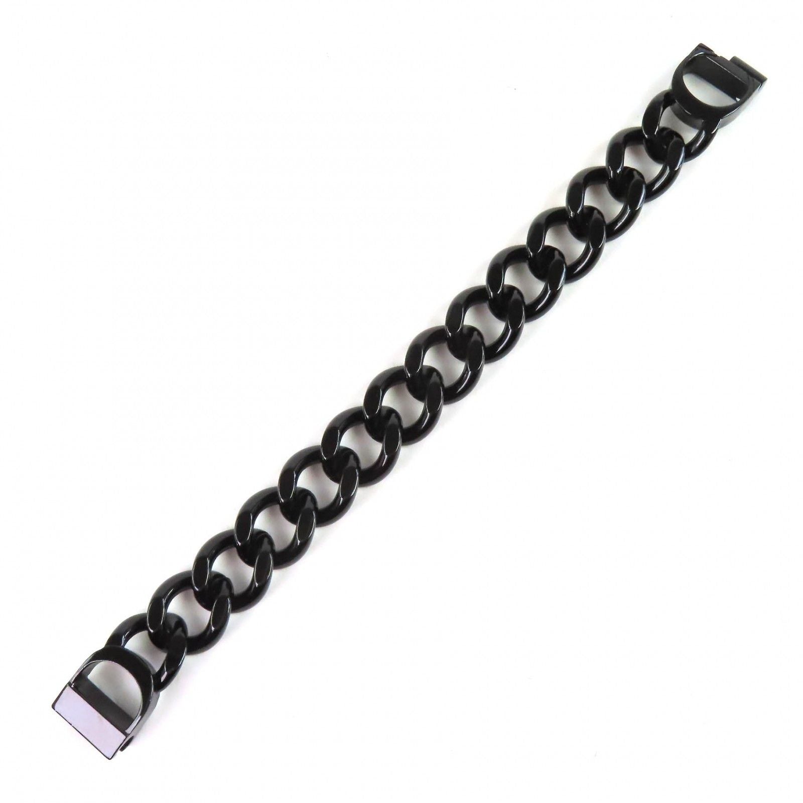 Dior CD Icon Chain Link Bracelet Black Recommended — view 2