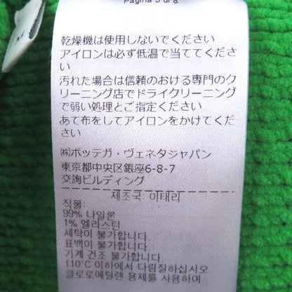 Bottega Veneta Logo Molle Crew Neck Long Sleeve Knit Sweater Green — view 7