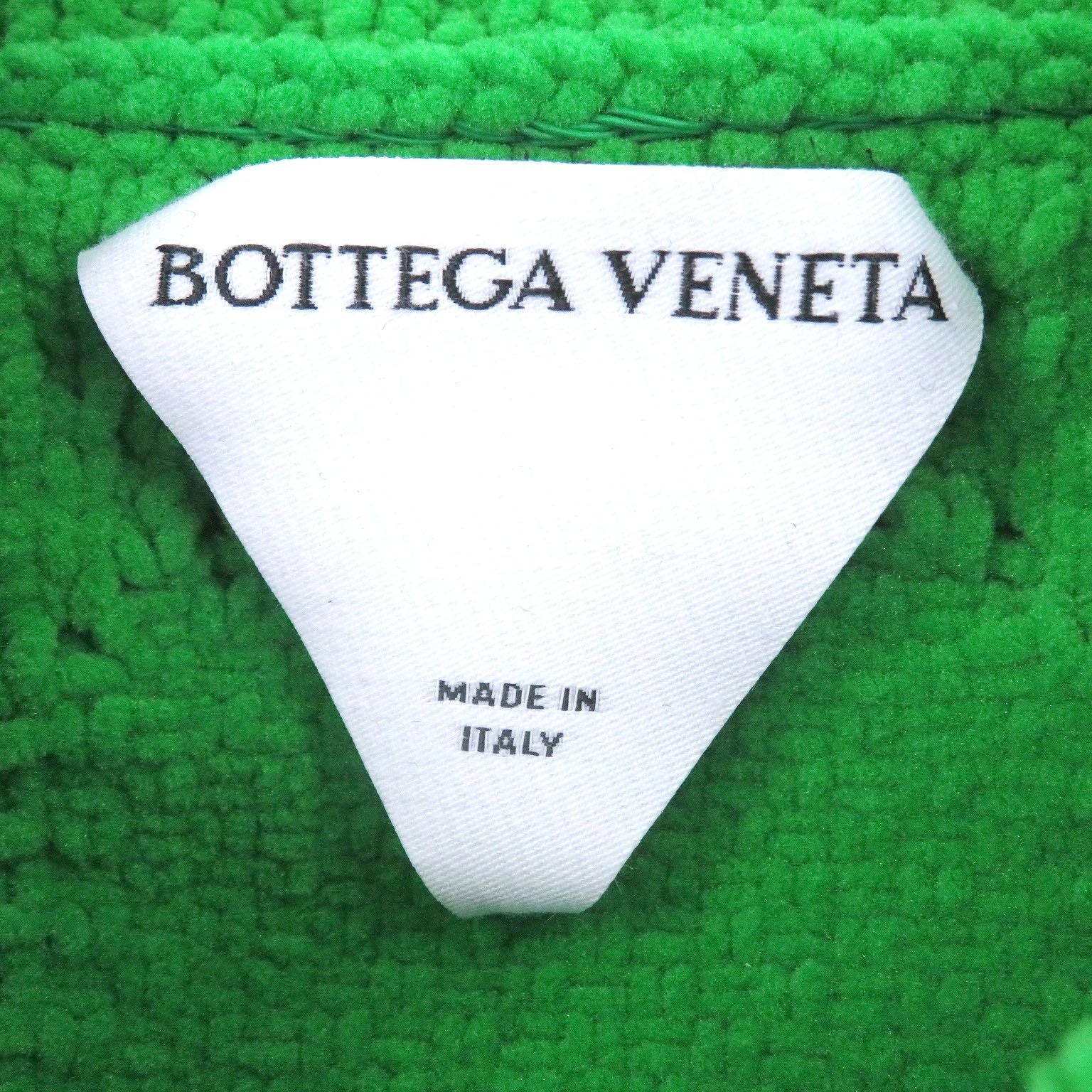 Bottega Veneta Logo Molle Crew Neck Long Sleeve Knit Sweater Green — view 4