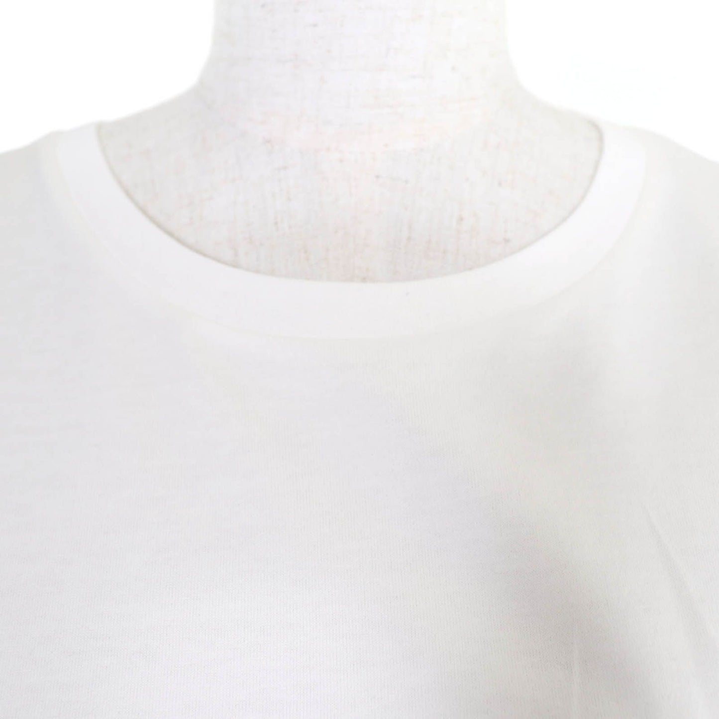 Celine Cotton 100% Triomphe Embroidery Short Sleeve T-Shirt White — view 4