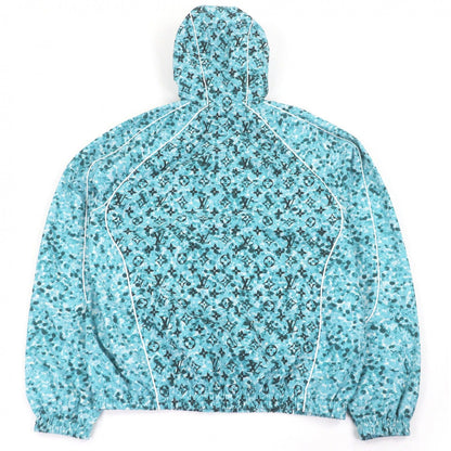 Louis Vuitton Monogram Printed Windbreaker Jacket Blue 48 — view 4