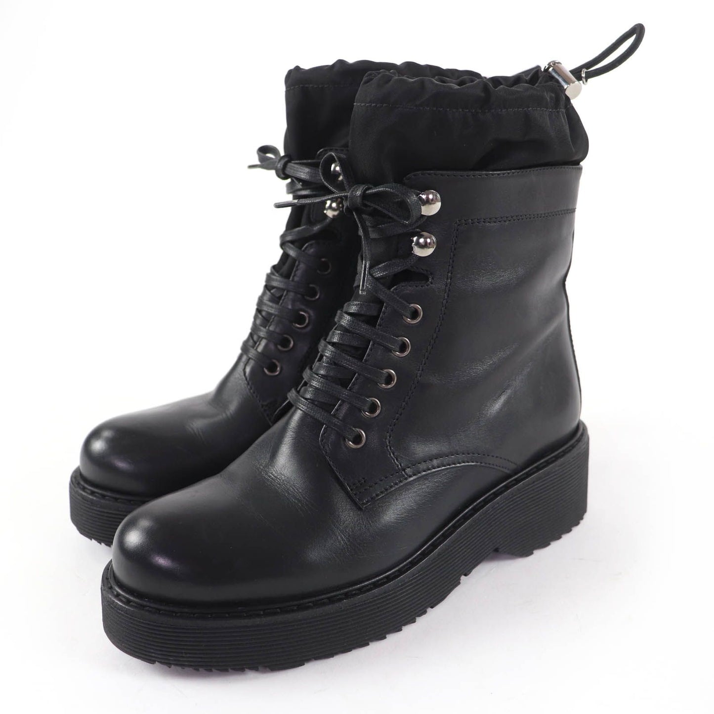 Prada Lace Up Boot