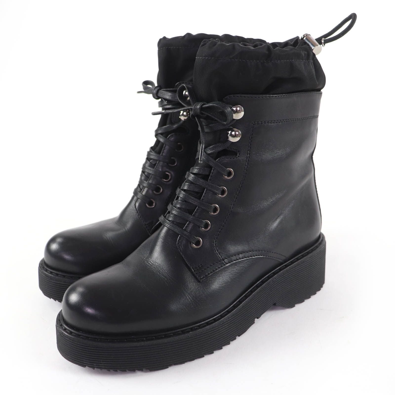 Prada Lace Up Boot