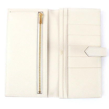Hermes Bearn Souffle Chevre Misor Nata Gold Wallet — view 6