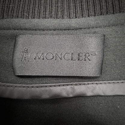 Moncler Double Zip Logo Patch Stretch Jacket Black XS — view 8