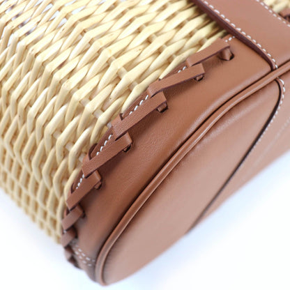 Hermes Garden Picnic Party PM Swift Natural Gold Handbag — view 7