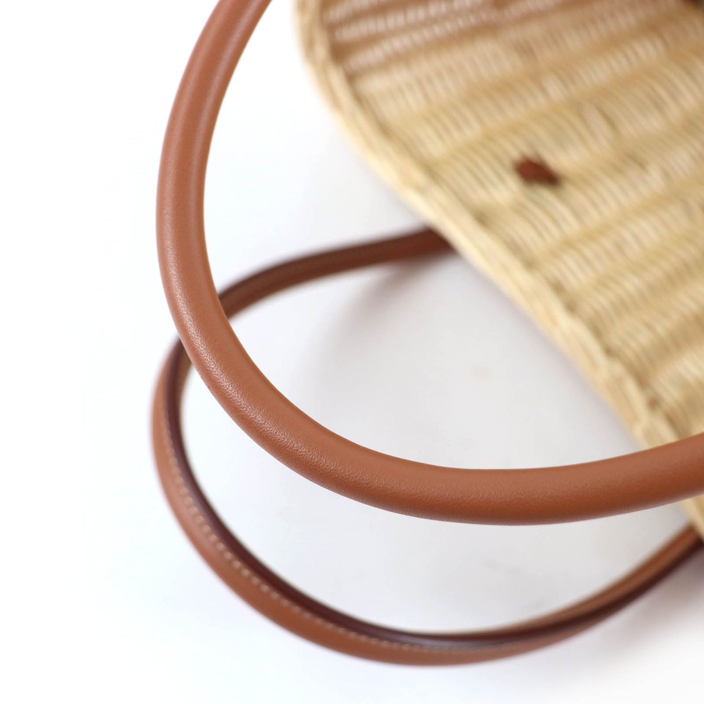 Hermes Garden Picnic Party PM Swift Natural Gold Handbag — view 6