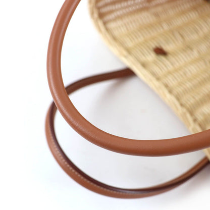 Hermes Garden Picnic Party PM Swift Natural Gold Handbag — view 6