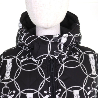 Hermes la Promenade du Matin Morning Walk Reversible Down Jacket Coat Black — view 8