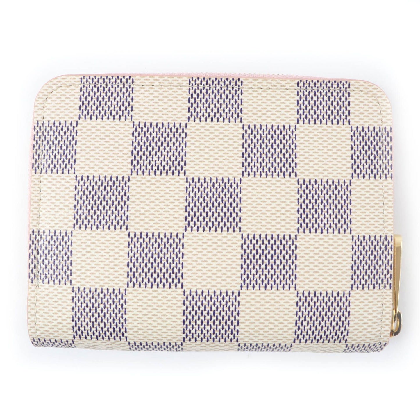 Louis Vuitton Zippy Coin Case Damier Azur Light Bliss Cream — view 3