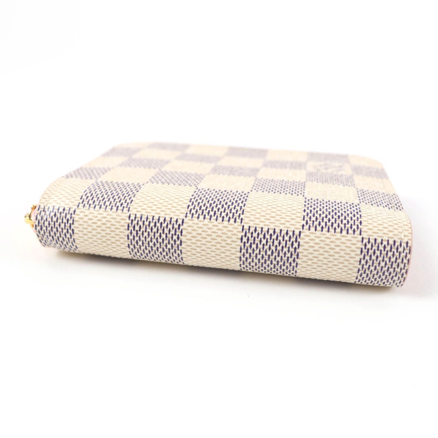 Louis Vuitton Zippy Coin Case Damier Azur Light Bliss Cream — view 4