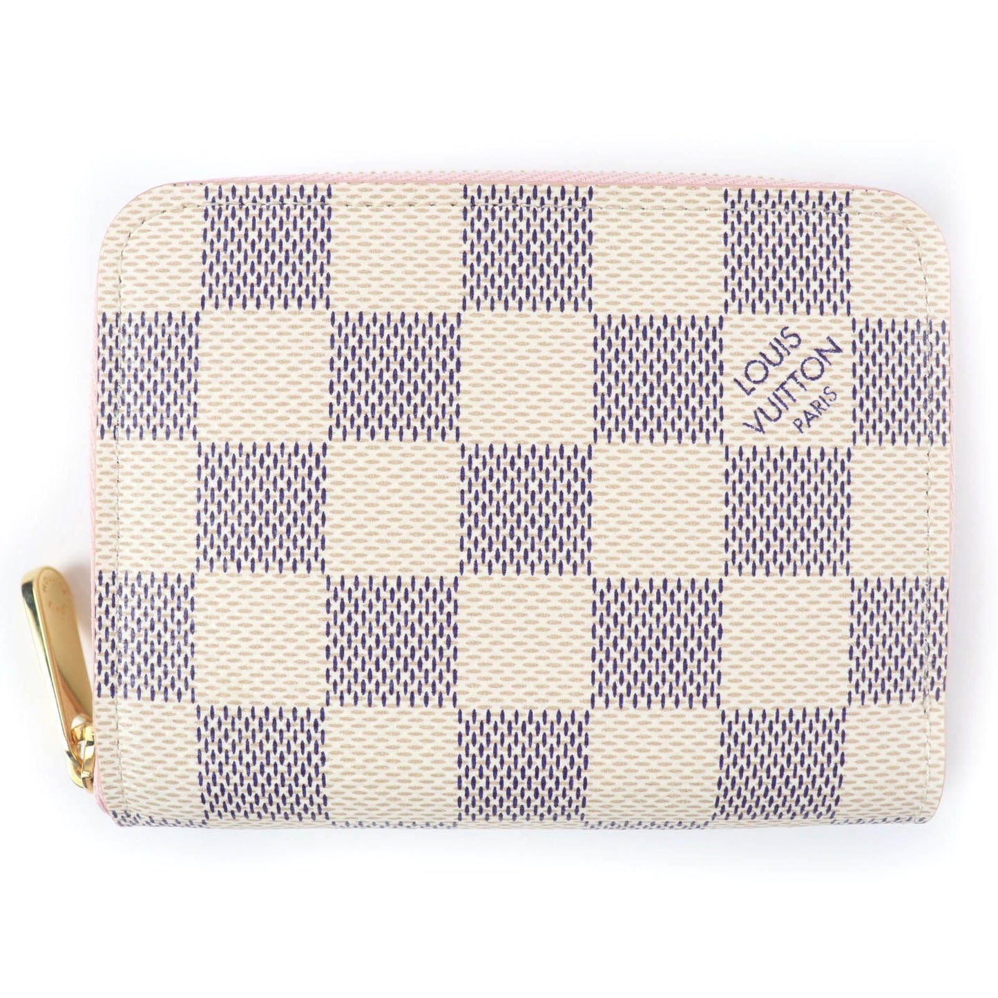 Louis Vuitton Zippy Coin Case Damier Azur Light Bliss Cream