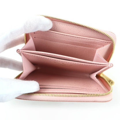 Louis Vuitton Zippy Coin Case Damier Azur Light Bliss Cream — view 6