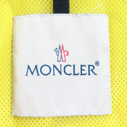Moncler Sete Gilet Logo Patch Hoodie Nylon Vest Lightweight Yellow — view 8