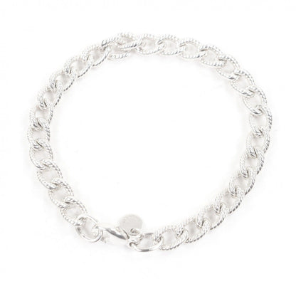 Tiffany & Co Twist Rope Chain Bracelet Silver