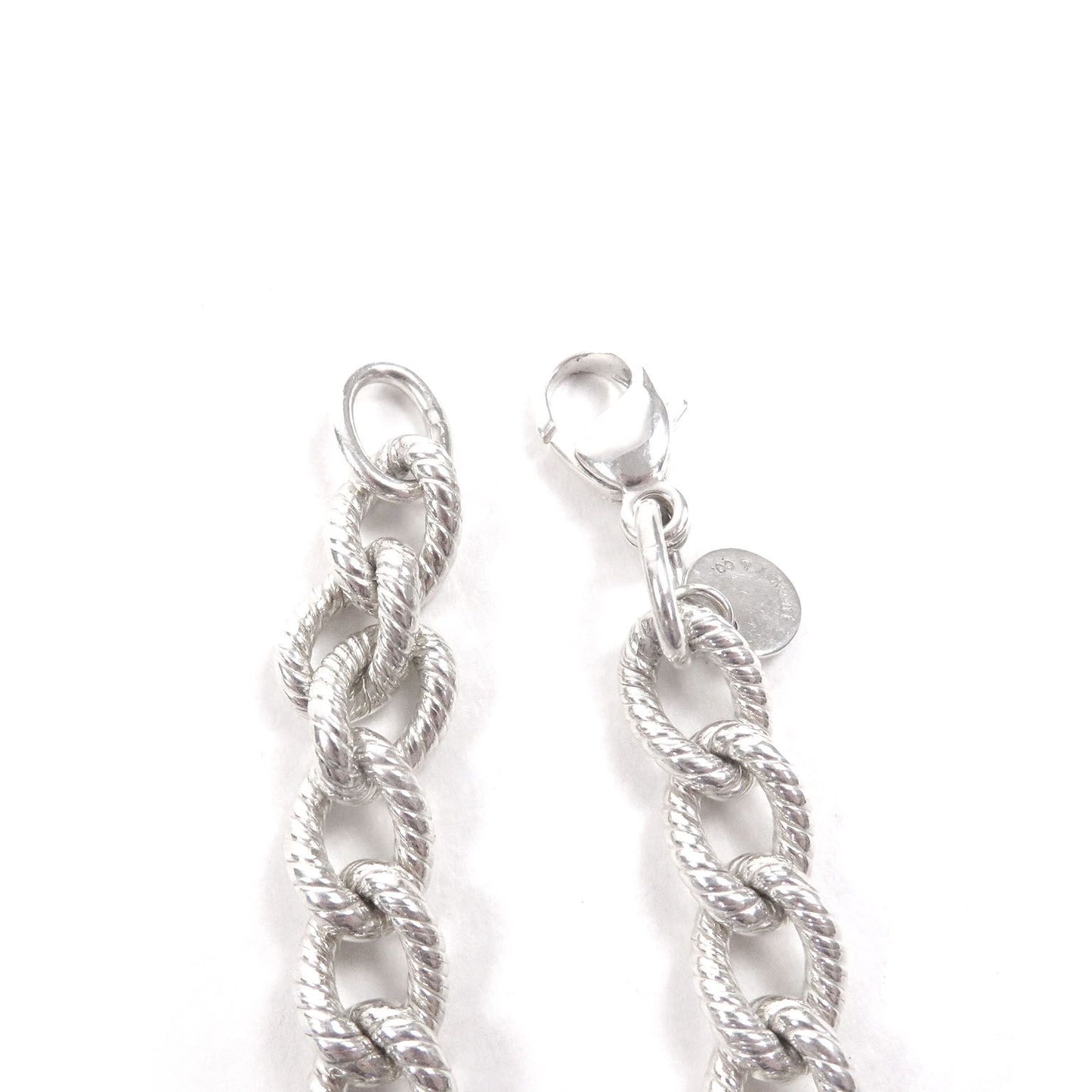 Tiffany & Co Twist Rope Chain Bracelet Silver — view 3