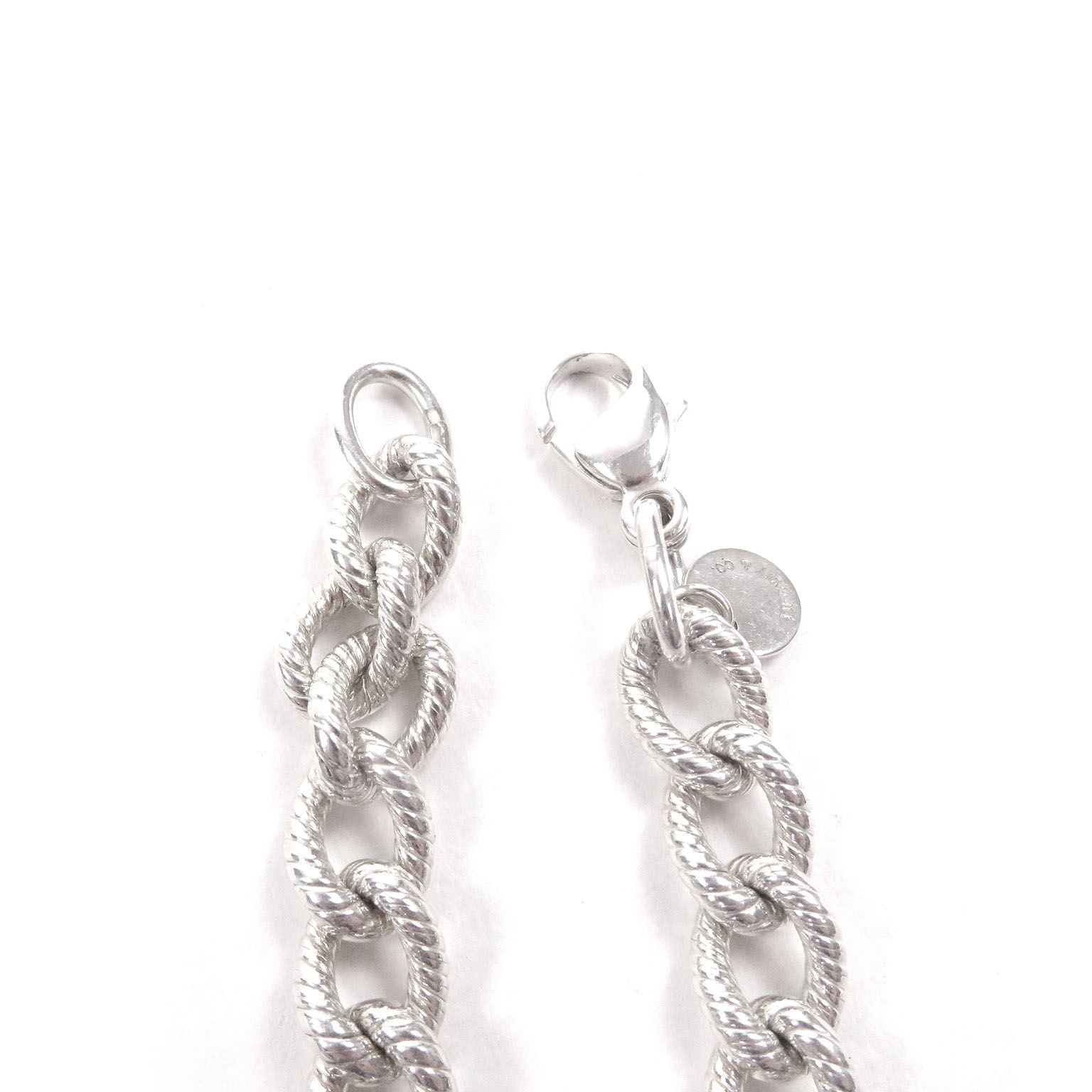 Tiffany & Co Twist Rope Chain Bracelet Silver — view 3