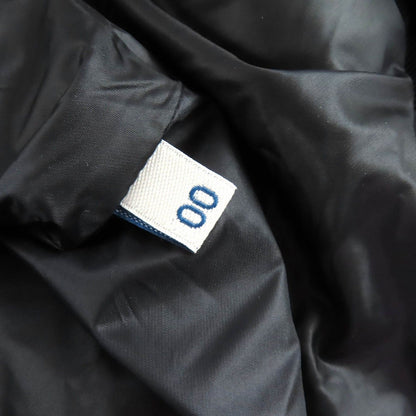 Moncler Hermine Logo Patch Hooded Down Jacket Coat Black 00 Silhouette — view 9