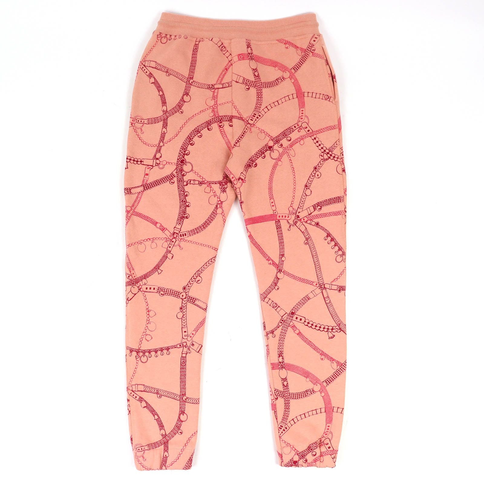 Hermes Tresor de Medor Cotton Camel Fleece Sweatshirt Pants Pink 34 — view 2
