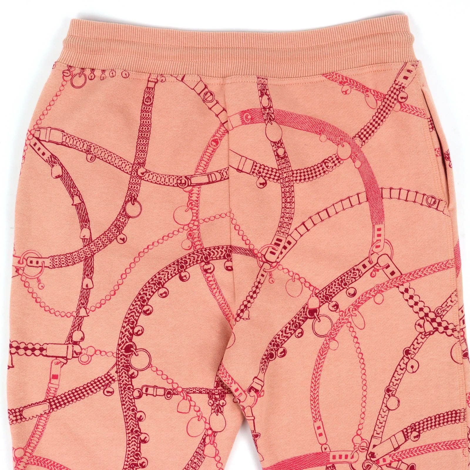 Hermes Tresor de Medor Cotton Camel Fleece Sweatshirt Pants Pink 34 — view 4
