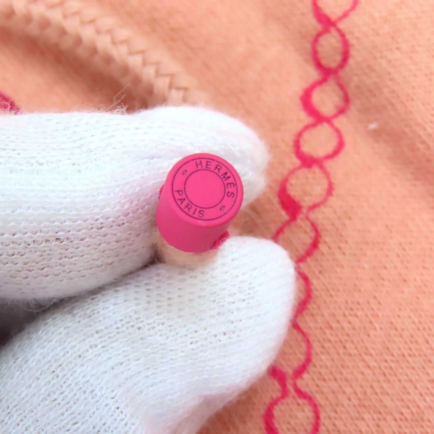 Hermes Tresor de Medor Cotton Camel Fleece Sweatshirt Pants Pink 34 — view 7