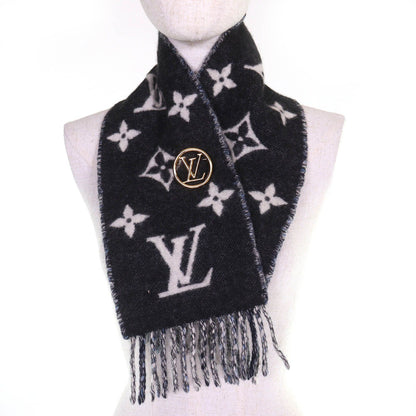 Louis Vuitton Echarpe Mini Reykjavik Cashmere 100% LV with Circle Brooch — view 2