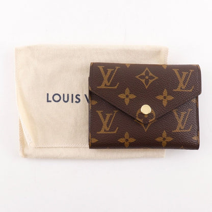 Louis Vuitton Portefeuille Victorine Monogram Canvas Brown Trifold Wallet — view 9
