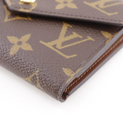 Louis Vuitton Portefeuille Victorine Monogram Canvas Brown Trifold Wallet — view 5