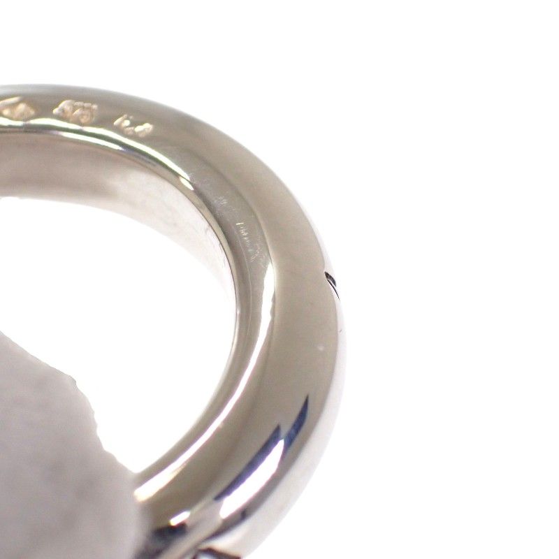 Chanel Logo Ring 925 Sterling Silver Vintage — view 8