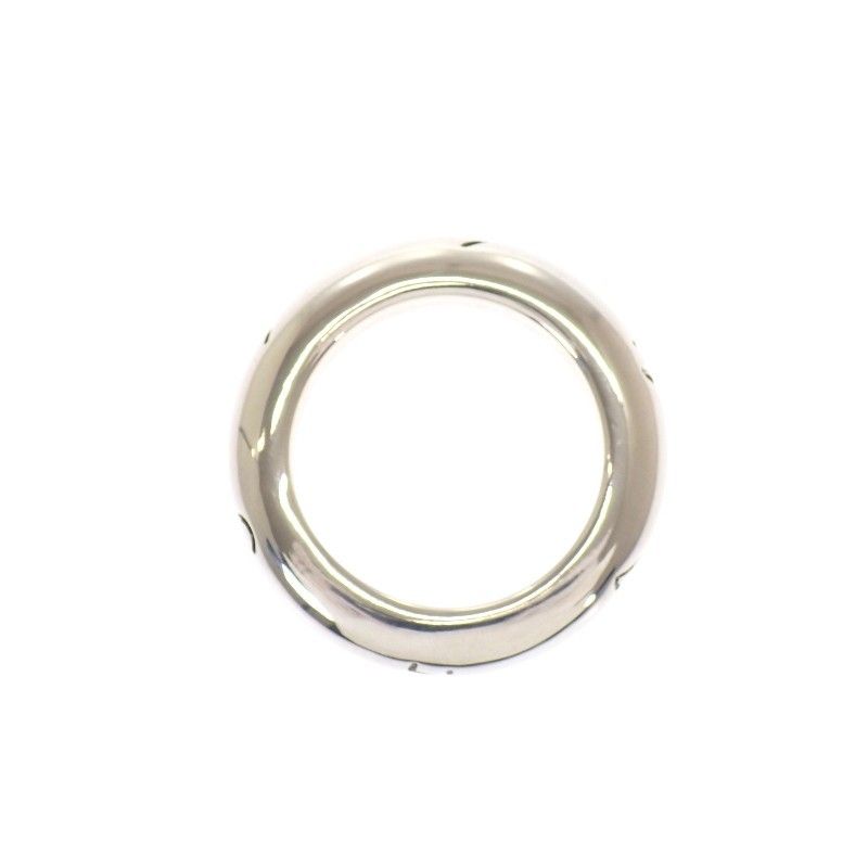 Chanel Logo Ring 925 Sterling Silver Vintage — view 5