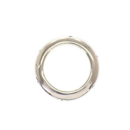Chanel Logo Ring 925 Sterling Silver Vintage — view 5