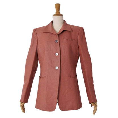 Hermes Vintage Jacket Logo Button Sleeve Zip — view 3