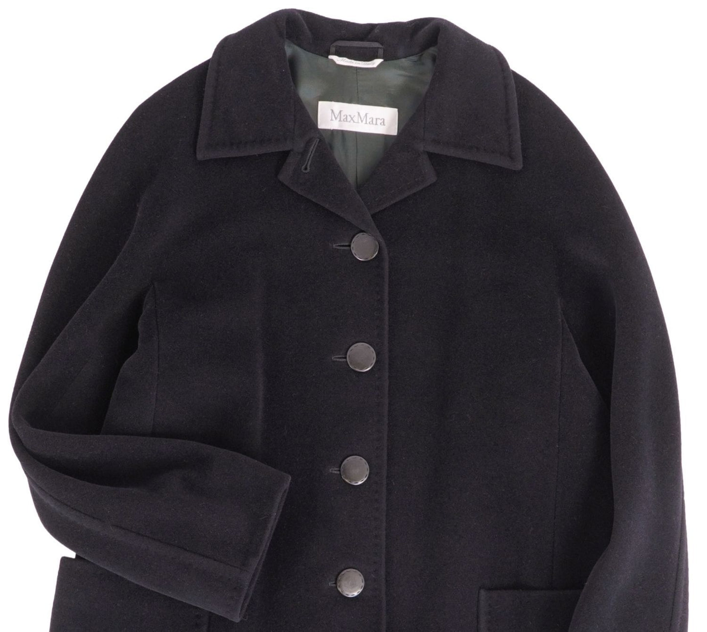 Max Mara White Tag Coat Long Wool — view 2