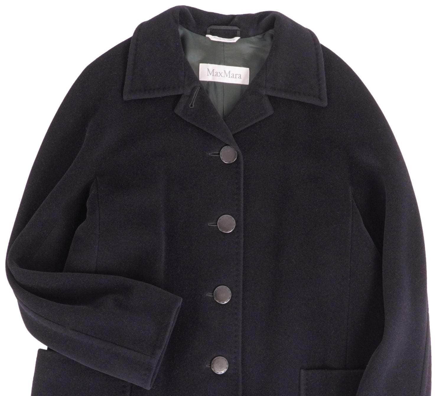 Max Mara White Tag Coat Long Wool — view 2