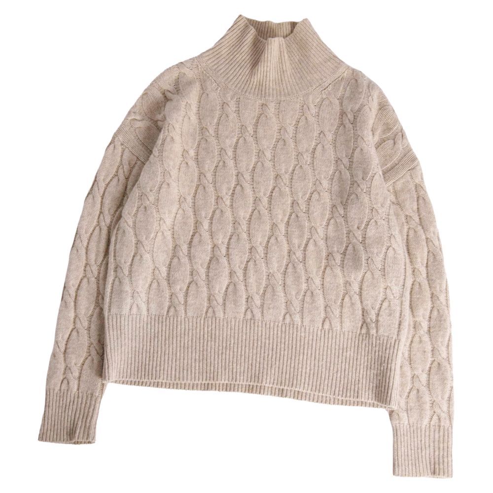 Max Mara Studio Knit High Neck Seta Sweater