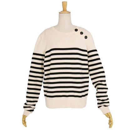 Saint Laurent Paris Knit Seta Sweater — view 3