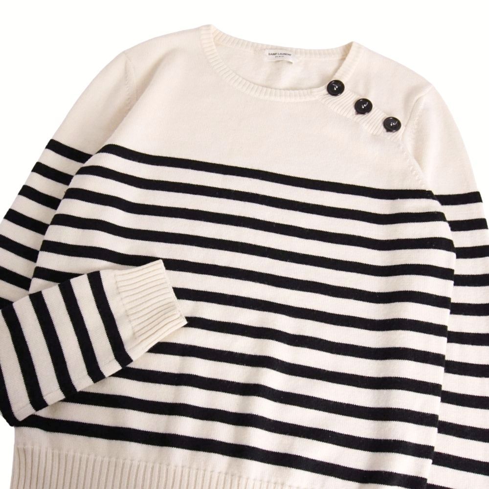 Saint Laurent Paris Knit Seta Sweater — view 2