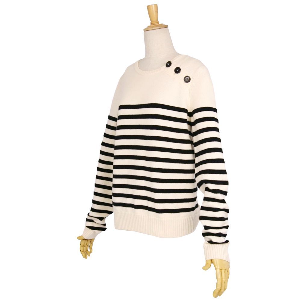 Saint Laurent Paris Knit Seta Sweater — view 4